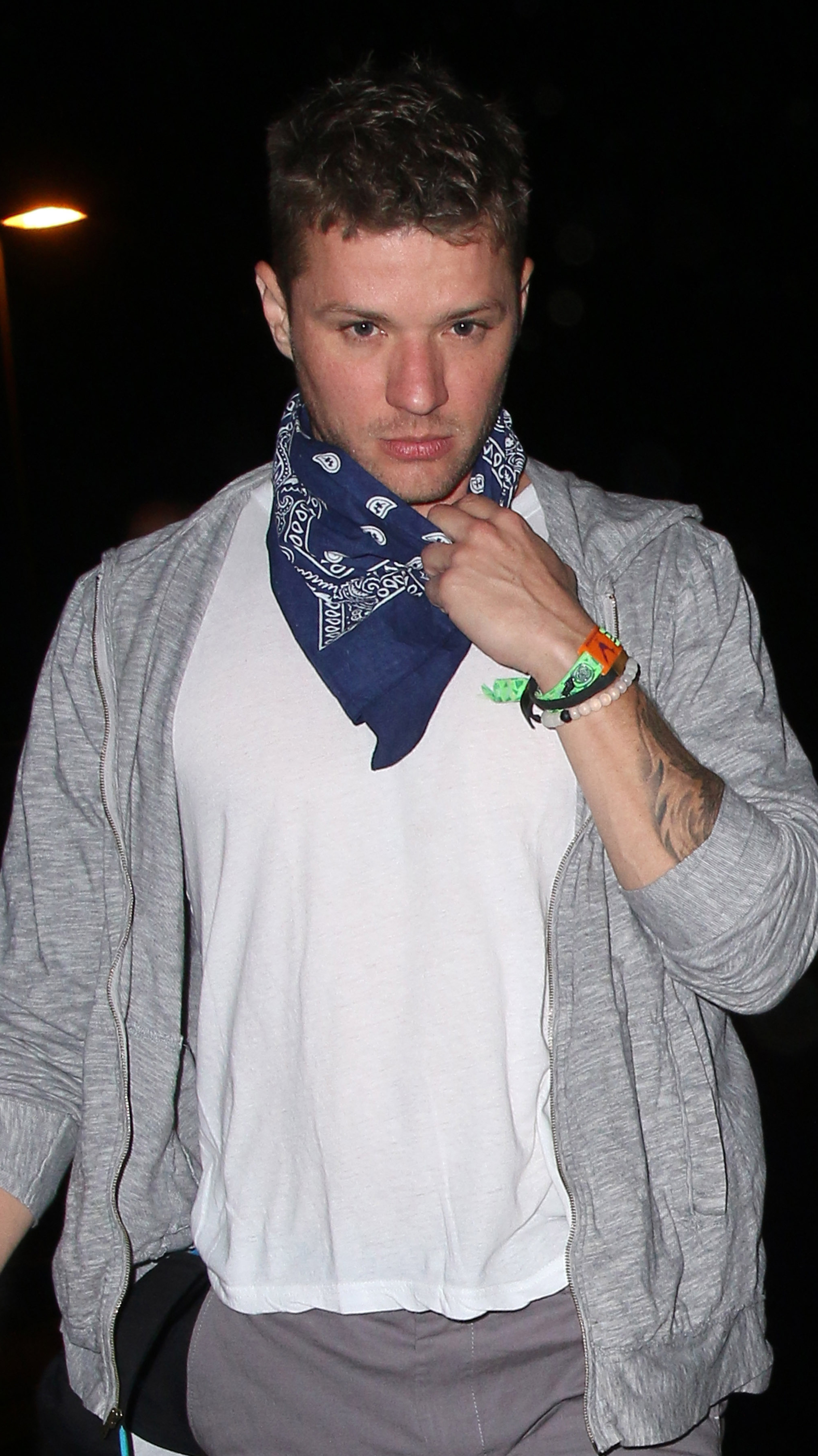 Ryan Phillippe såg aningen sorgsen ut. Ryan Phillippe såg aningen sorgsen ut.