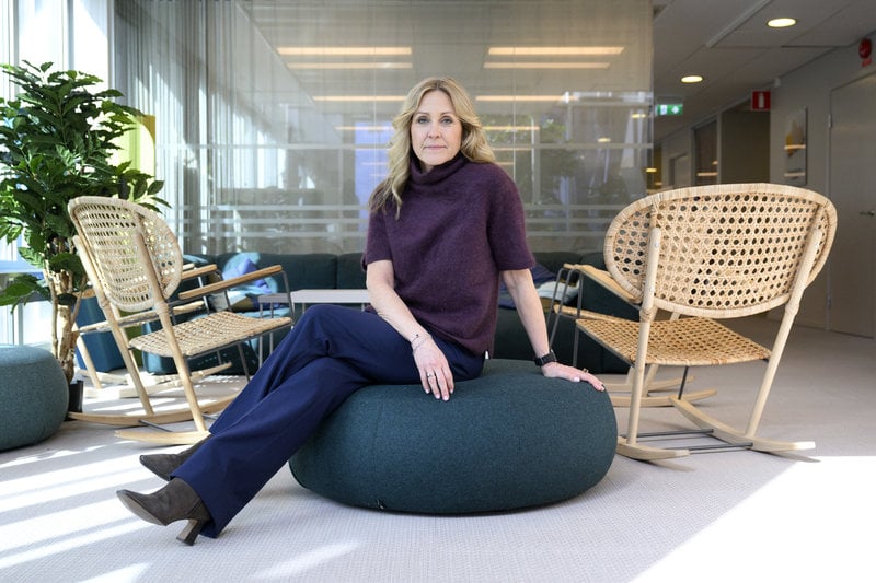 Christina Sahlberg, sparekonom på Compricer. Foto: Jessica Gow / TT