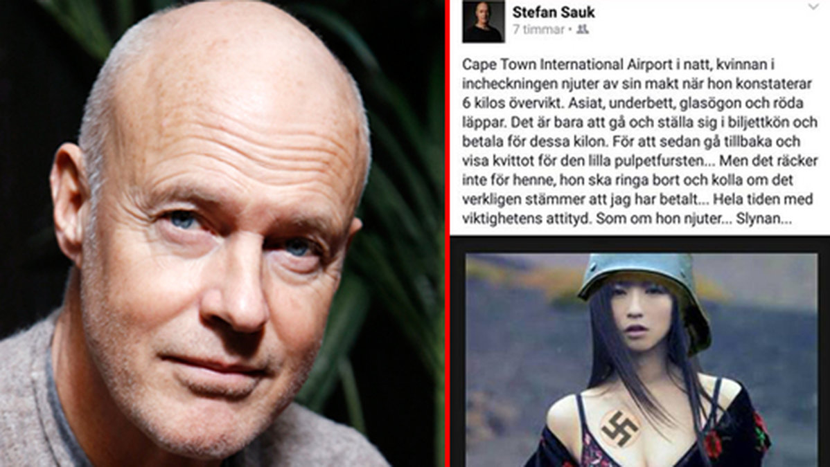 Inlägget på Stefan Sauks Facebook och Instagram upprörde många.