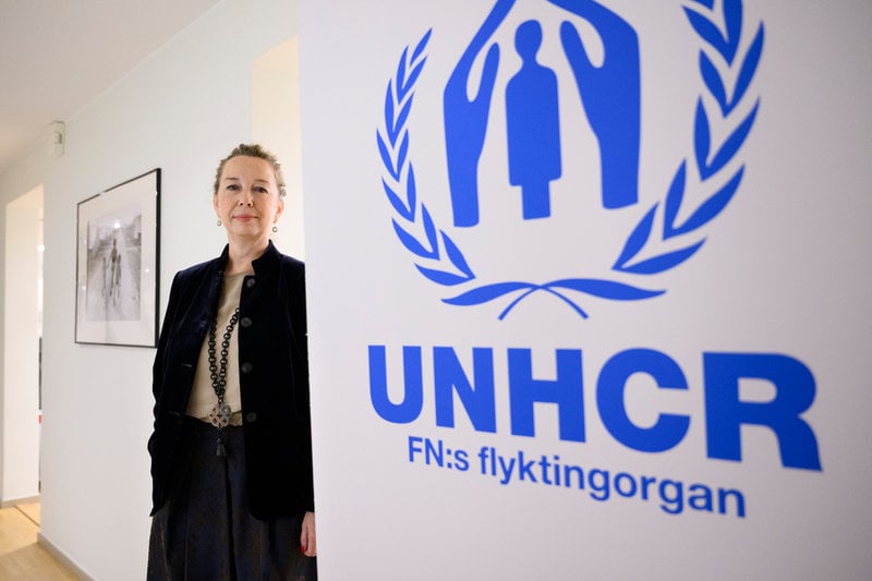 Dominique Hyde på UNHCR.