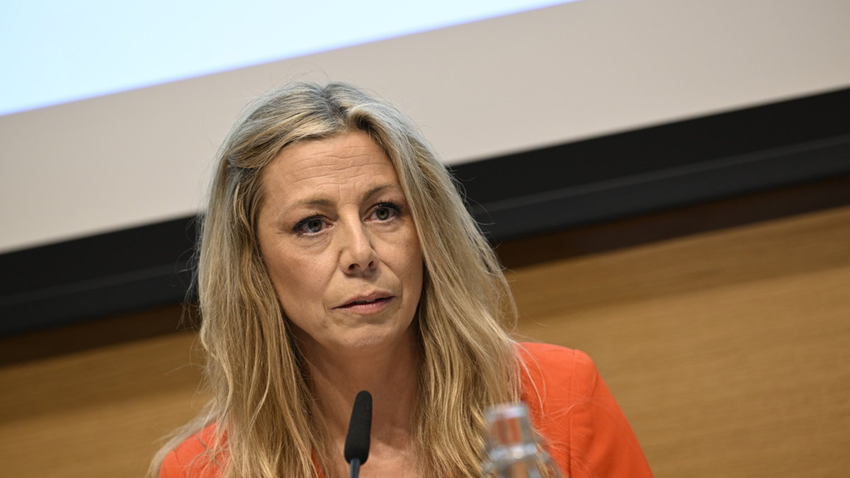 Linda Lindberg är utsedd till ny gruppledare för Sverigedemokraterna i riksdagen. Arkivbild.