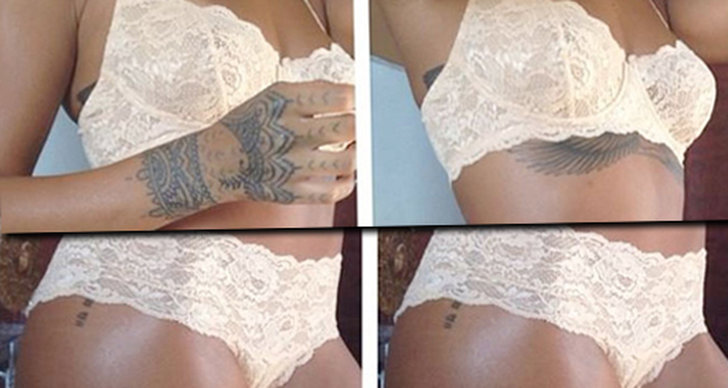 Spets, Rihanna, Underkläder