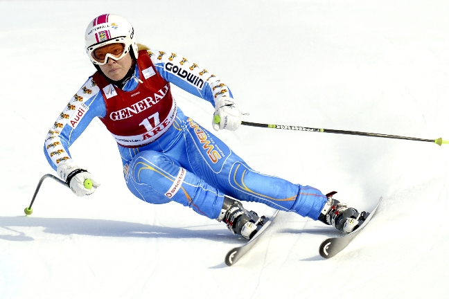 Super-G, skidor, Superkombination, Slalom, Anja Parson, Alpint