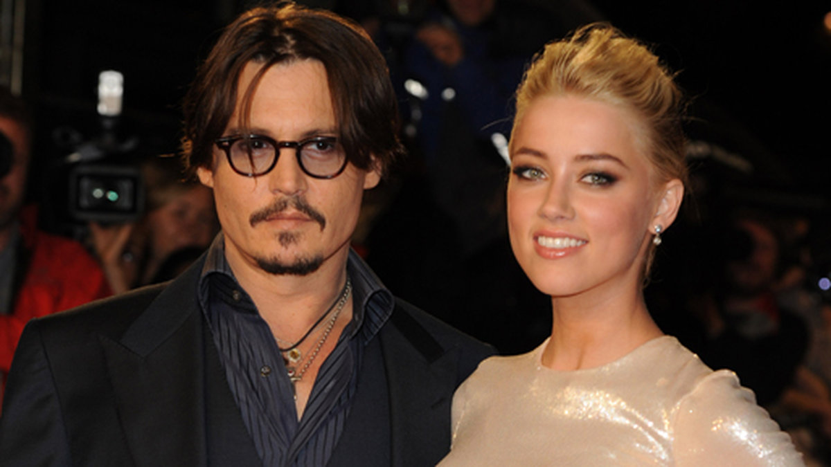 Johnny Depp och Amber Heard. 