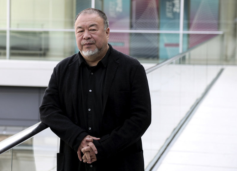 Exilkinesen Ai Weiwei har under många år belyst flyktingfrågan i sin konst. Nu är han på besök i Stockholm. Arkivbild.