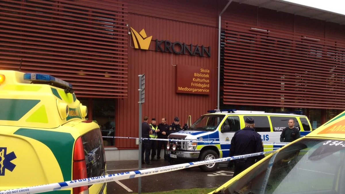 Attacken inträffade under torsdagsförmiddagen på skolan Kronan i Trollhättan.