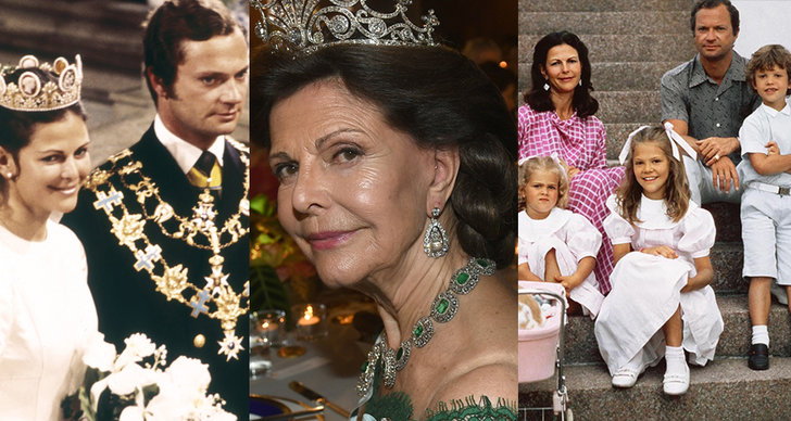 Kung Carl XVI Gustaf, Drottning Silvia