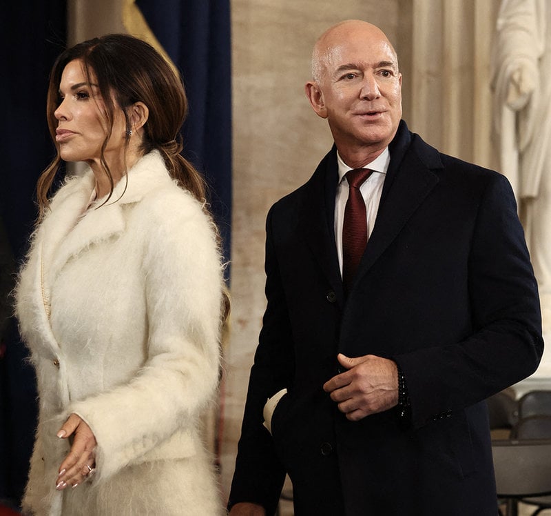 Lauren Sanchez och Jeff Bezos Lauren Sanchez och Jeff Bezos