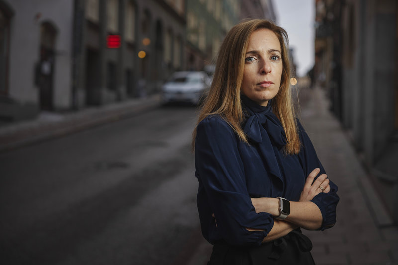 Moa Langemark, Finansinspektionens konsumentskydd. Foto: Linus Sundahl-Djerf/SVD/TT