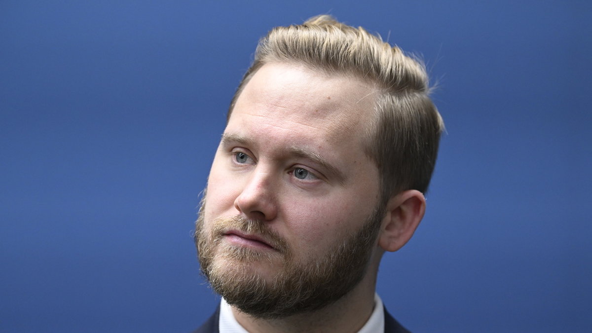 Sverigedemokraternas gruppledare i riksdagen, Henrik Vinge.