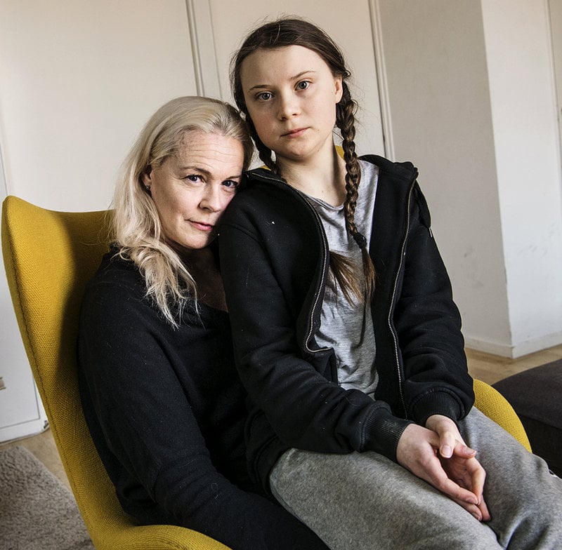 Malena Ernman och Greta Thunberg Malena Ernman och Greta Thunberg