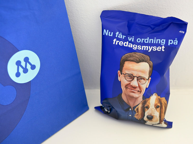 Chips - en del av M:s valkampanj.