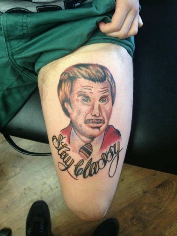 Stay Classy, very classy indeed. Stay Classy, very classy indeed.