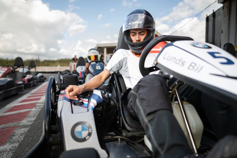 Elton Zevenwacht på Varbergs Gokart.
