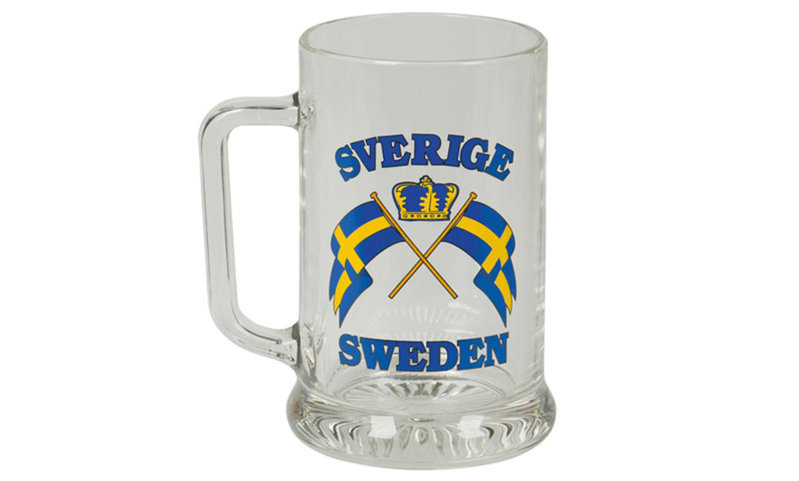 Glas med Sverigetema