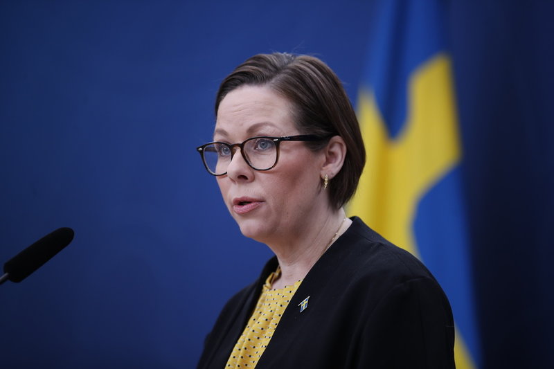 Utrikesminister Maria Malmer Stenergard håller en pressträff med anledning av att journalisten Joakim Medin som varit frihetsberövad i Turkiet har frigivits.