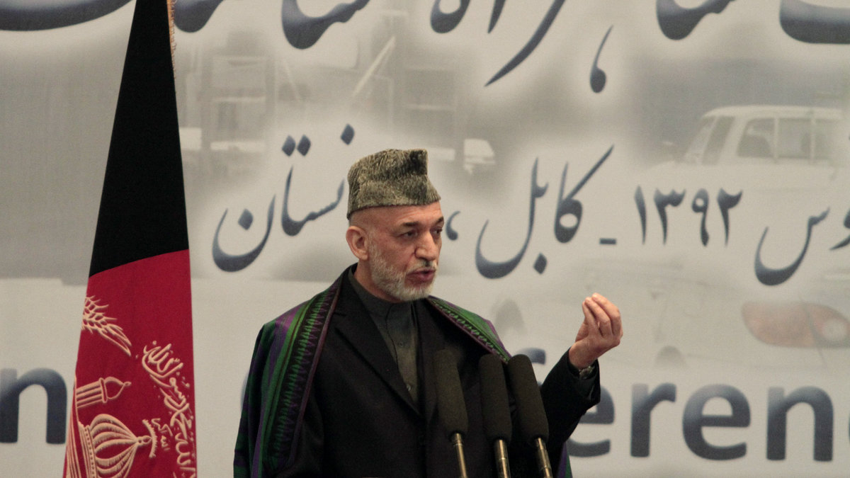 1 (delad). Afghanistan (8poäng). President Hamid Karzai.