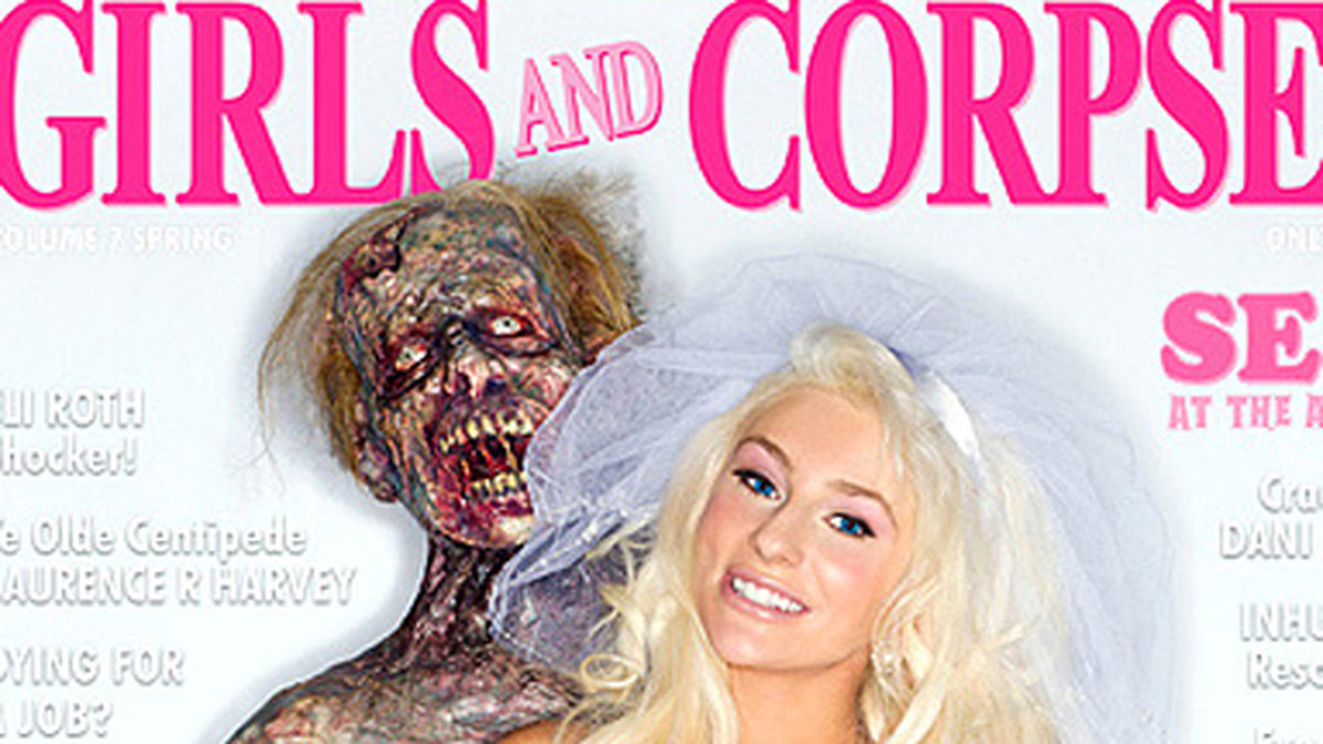 Så här ser omslaget till Girls and Corpses ut. 