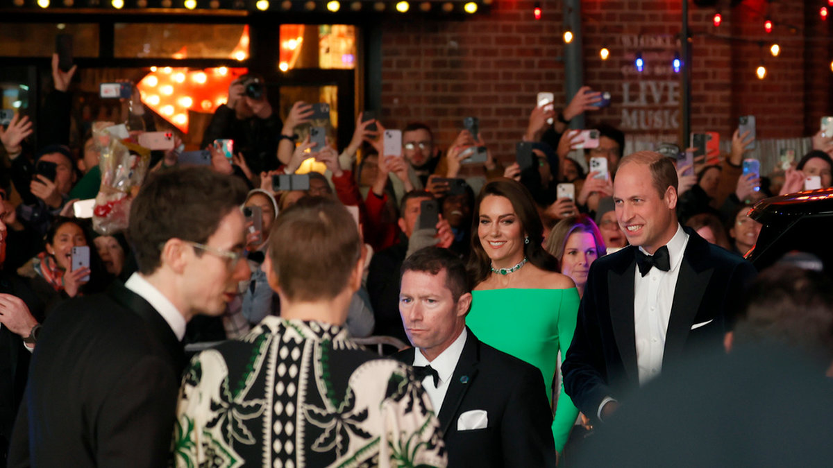 Prins William and Kate anlände till den andra upplagan av Earthshot Prize Awards.