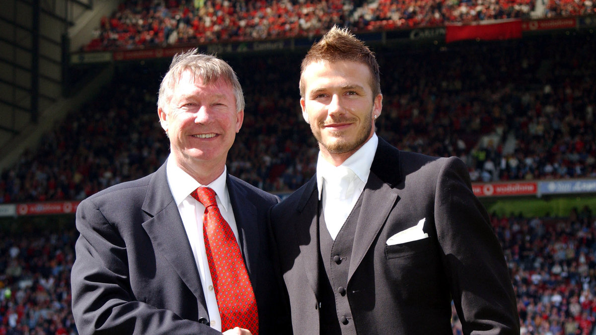 De har inte alltid varit vänner, Alex Ferguson och David Beckham.