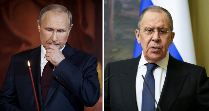 Kriget i Ukraina, Vladimir Putin, Sergej Lavrov