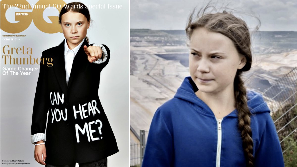 Greta Thunberg prisas av brittiska GQ
