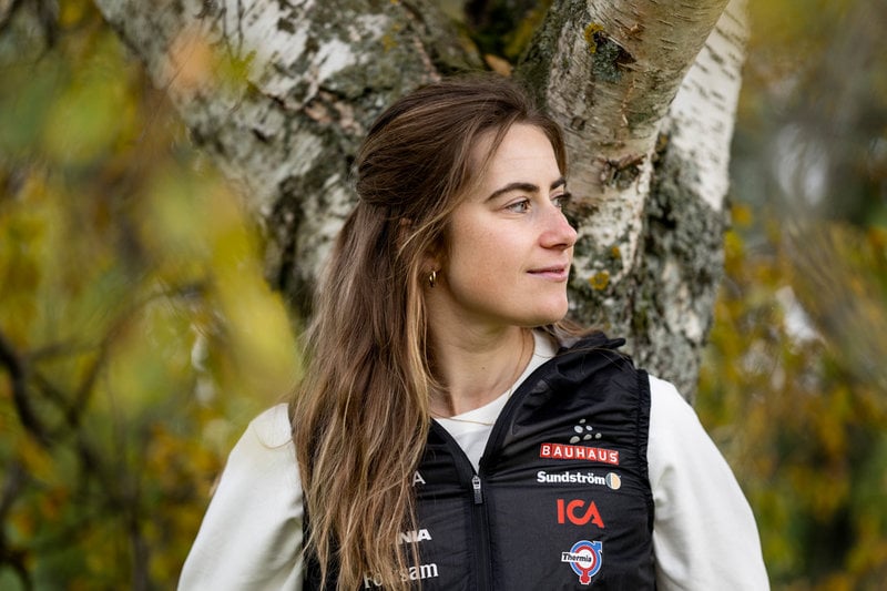 Ett krånglande knä ha stoppat Ebba Andersson från att springa i sommar.