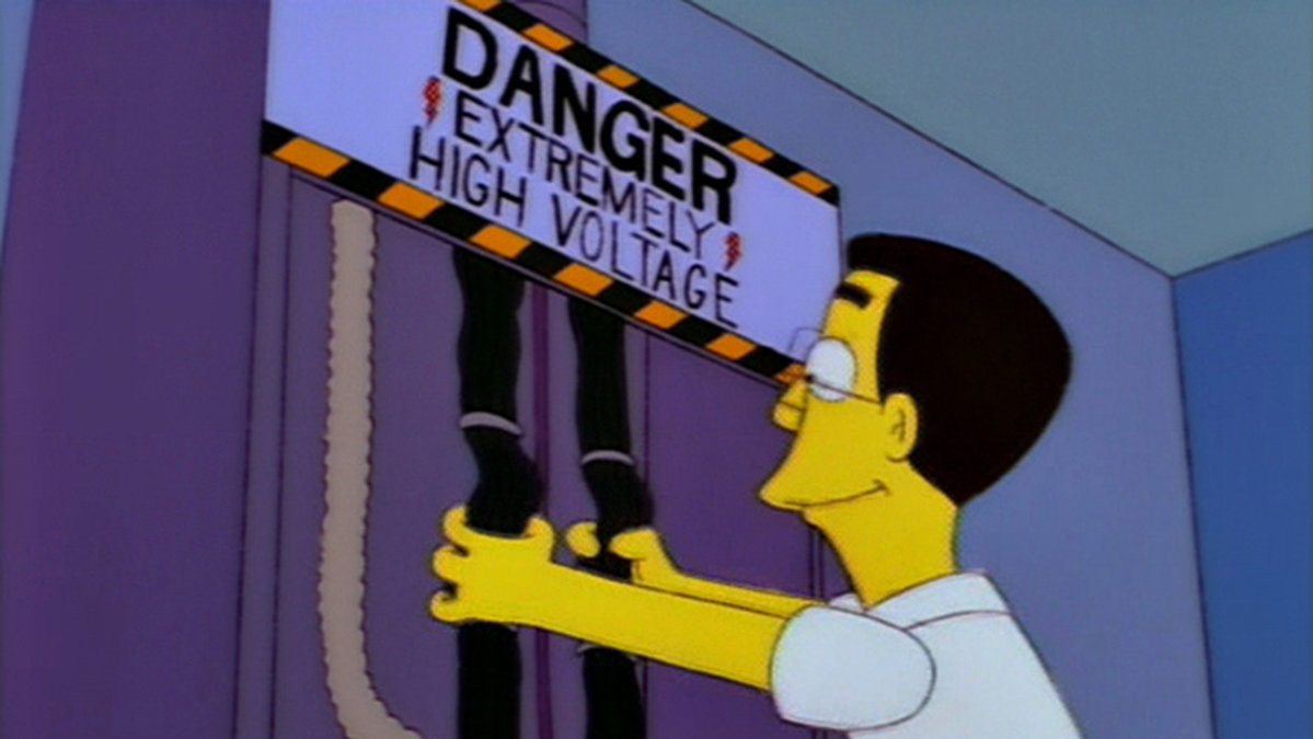 Frank Grimes blir Homers nya medarbetare – och fiende. Till slut blir han galen och struntar i all säkerhet på kärnkraftverket. Något som leder till hans omedelbara död i avsnittet "Homer’s Enemy".