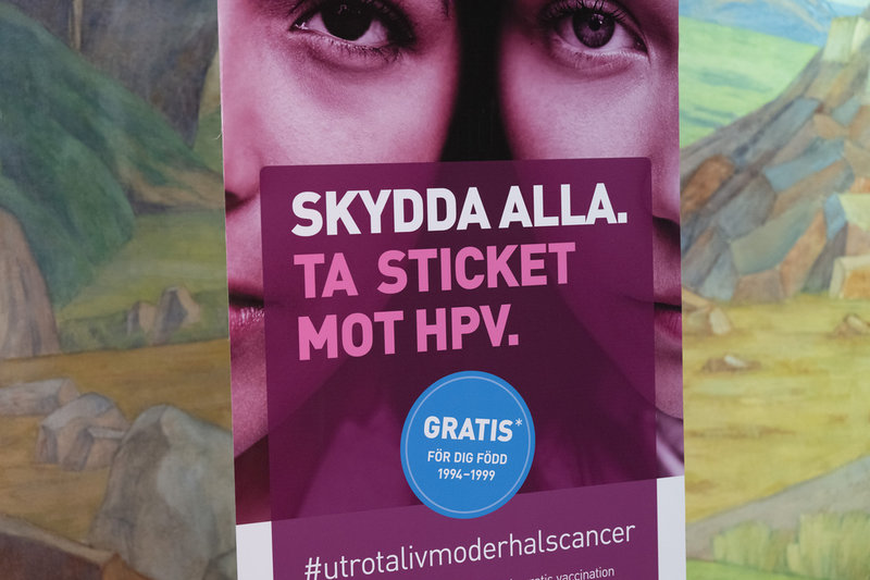 Vaccinationscentral på Karolinska sjukhuset där vaccin mot HPV (Humant papillomvirus) ges. Arkivbild.