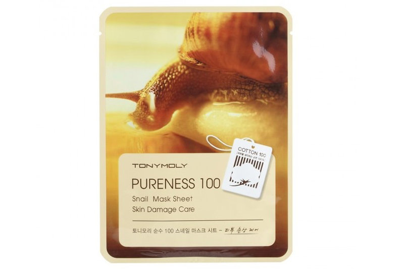 Tony Moly mask med snigelslem