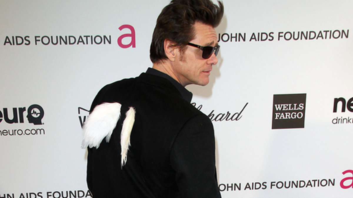 Jim Carrey på Elton Johns AIDS Foundation-tillställning. 