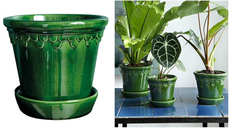 Bergs Potter grön kruka