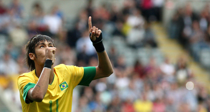 Brasilien, Hulk, Vänskapsmatch, Thiago Silva, Sverige, Neymar