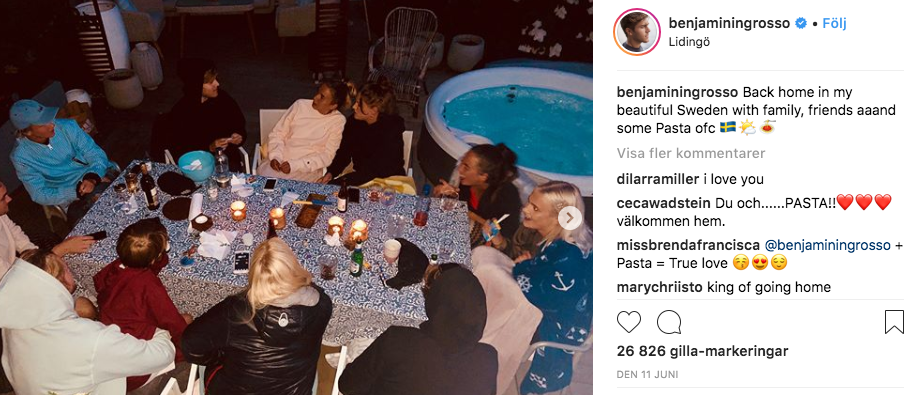 Benjamin Ingrosso Instagram Benjamin Ingrosso Instagram