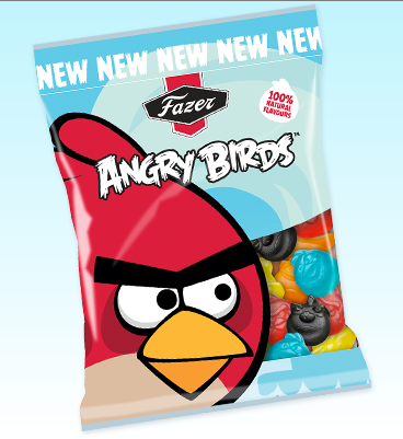 Angry Birds blir nu godis.