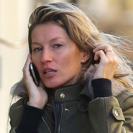 Supermodellen Gisele Bundchen är osminkad i New York. Supermodellen Gisele Bundchen är osminkad i New York.