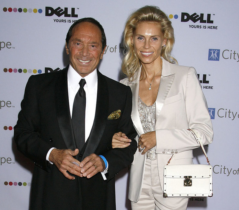 Paul Anka med sin dåvarande fru Anna Anka Paul Anka med sin dåvarande fru Anna Anka