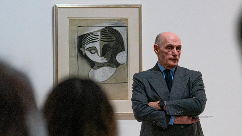 Pablo Picassos barnbarn Bernard Ruiz-Picasso,
