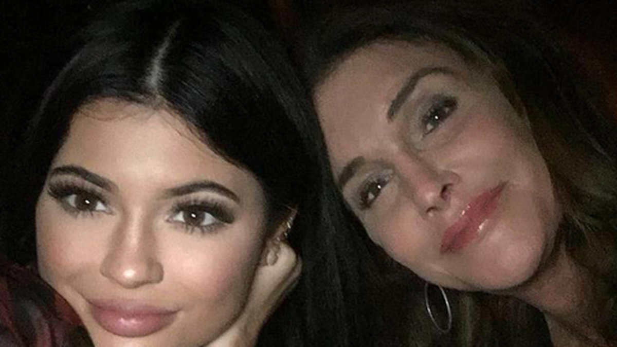 Caitlyn Jenner med dottern Kylie Jenner. 