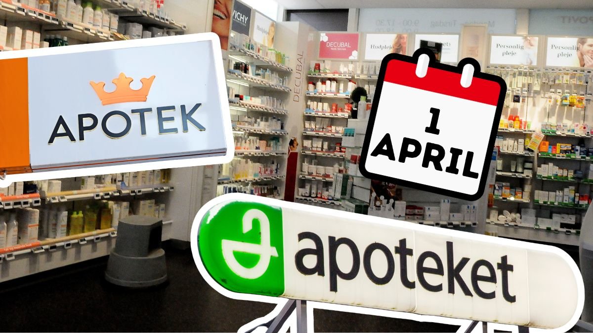 Ändring på svenska apotek – från 1 april