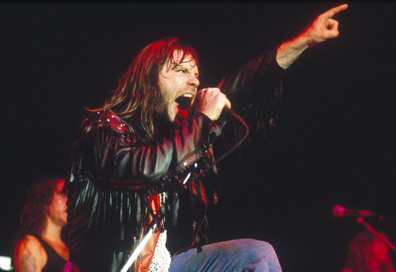 Bruce Dickinson ur filmen ”Iron Maiden: Burning ambition”.