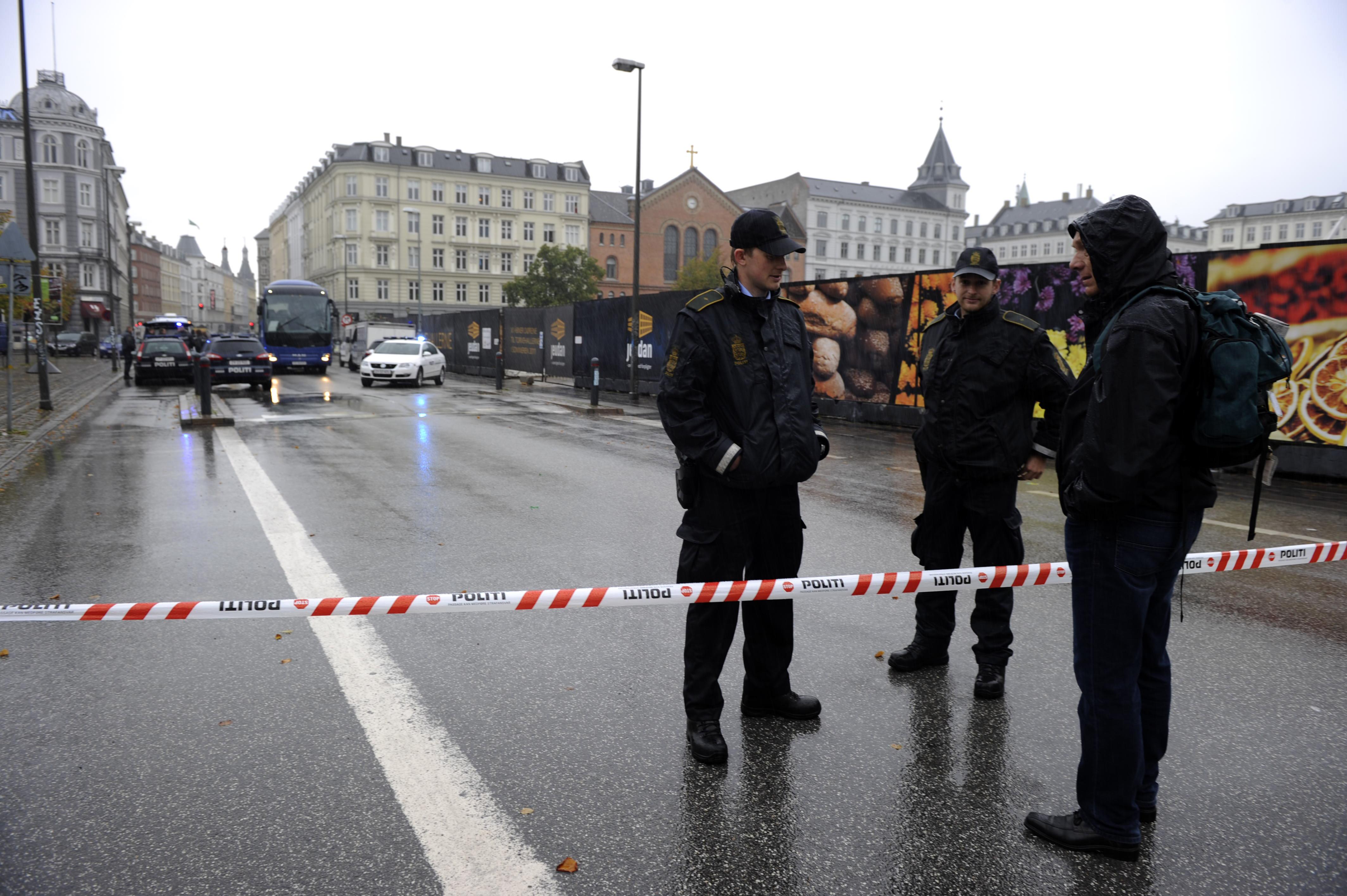 bombhot, Polisen, Roskilde