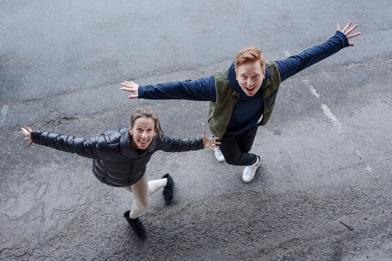 Markus Granseth och hans danspartner Cecilia Ehrling Danermark gör sig beredda att dansa till 'Var nöjd med allt som livet ger' från 'Djungelboken' på lördag.
