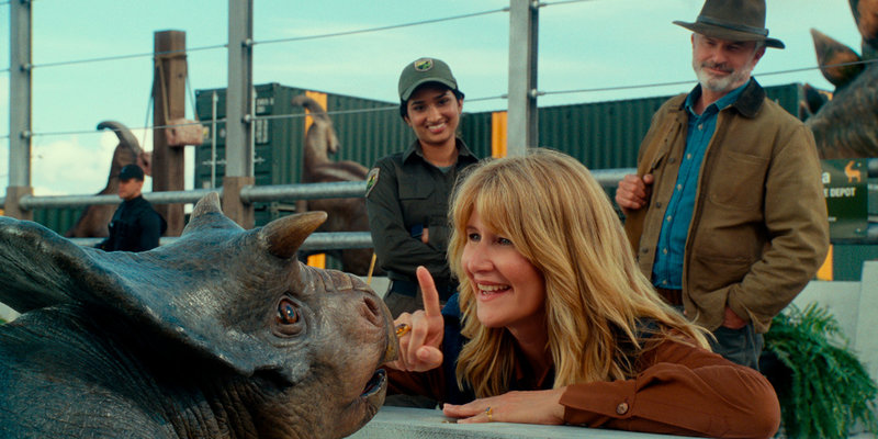 Laura Dern och Sam Neill återvänder i 'Jurassic world: Dominion'. Pressbild.