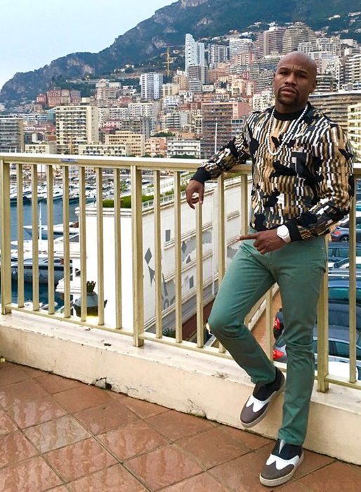 Floyd Mayweather har det härligt. Floyd Mayweather har det härligt.