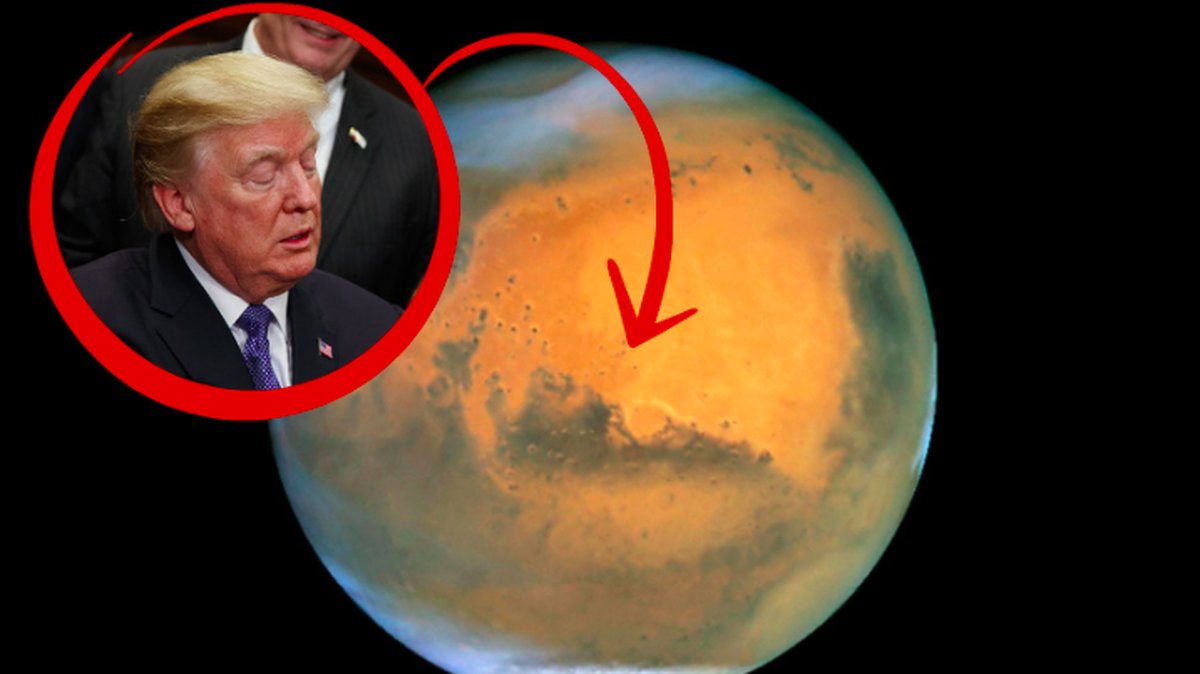 Donald Trump kolonisering Mars