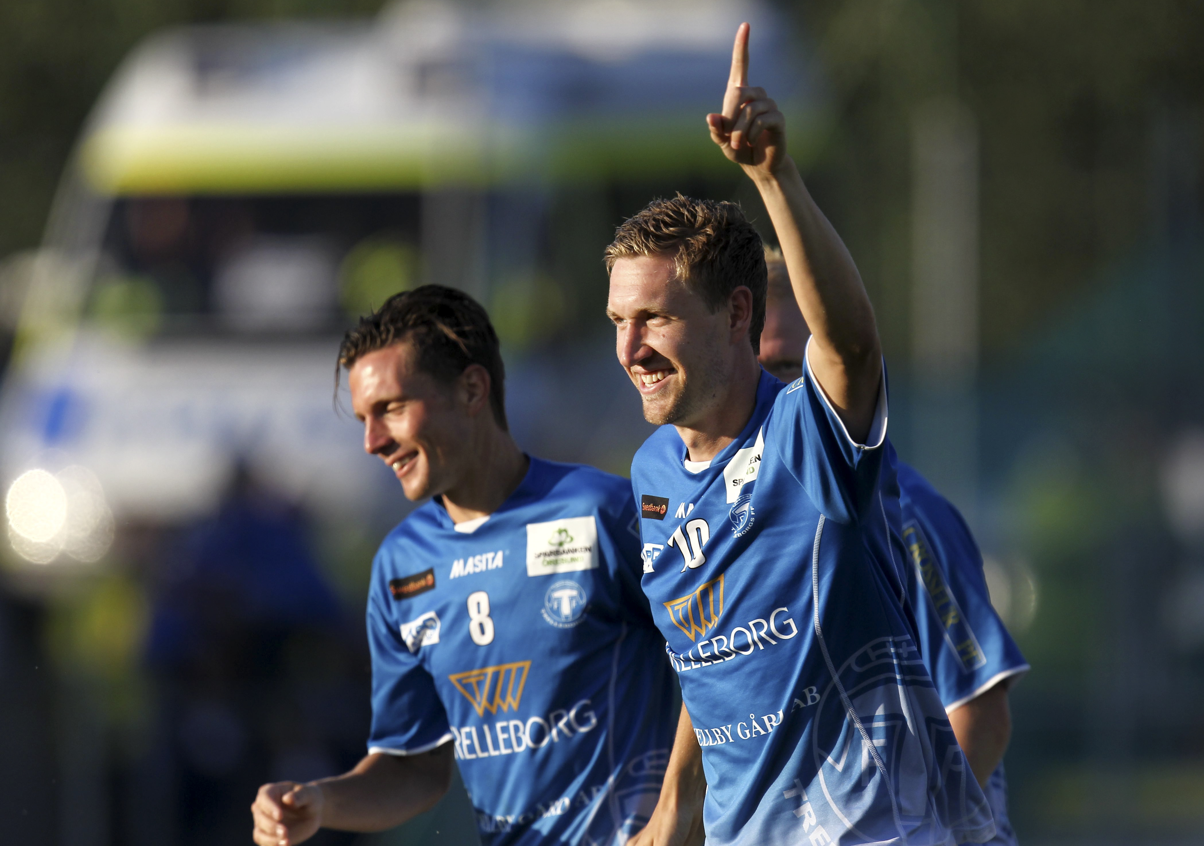 Marcus Pode satte matchens sista mål när Trelleborg slog IFK Göteborg med 2-0.