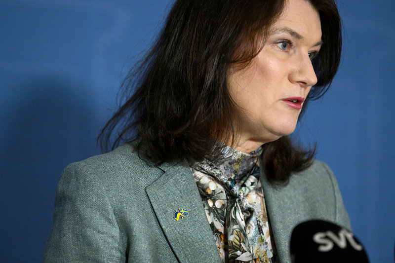 Utrikesminister Ann Linde (S) på söndagen.