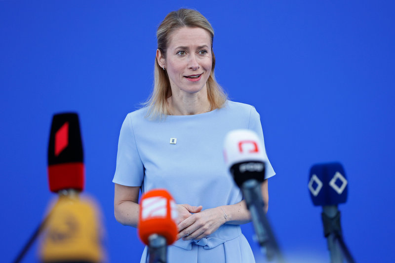 Estlands premiärminister Kaja Kallas tar sitt eget land som ett positivt exempel på hur EU-medlemskap kan ge ekonomiskt uppsving.