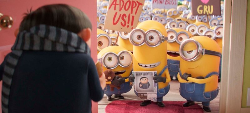 Steve Carell ger röst åt Gru i 'Minioner: Berättelsen om Gru' som har premiär i juli. Pressbild.